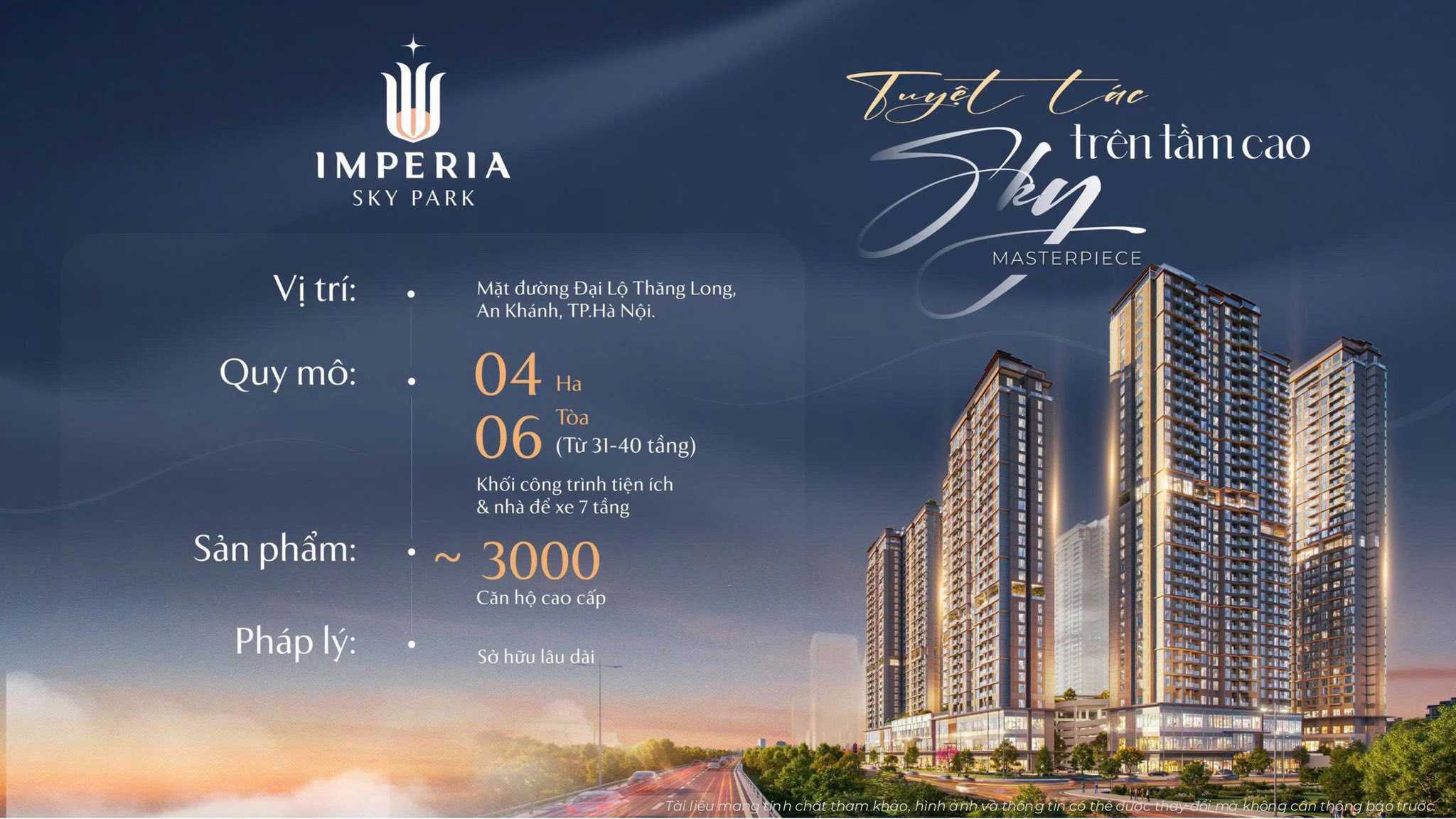 thông tin tổng quan imperia sky park